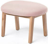 Puik Dost Footstool Wood, Rosa