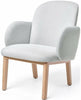  Dost Lounge Chair Wood Grey