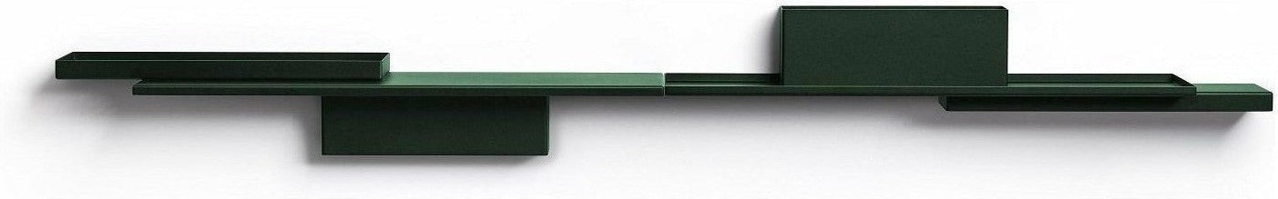 Puik Duplex Wall Shelf, Dark Green