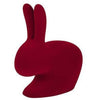 QEEBOO Rabbit Velvet Bookend XS, czerwony