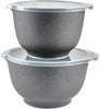 Rosti Margrethe Mixing Bowl Set Pebble Black, 4 Pieces