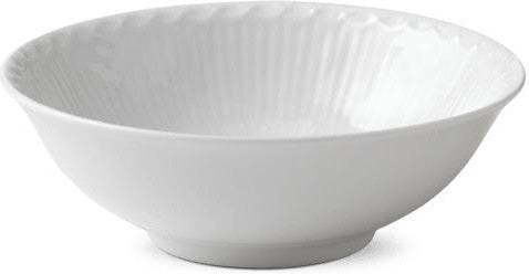 Royal Copenhagen White Flered Half Lace Bowl, 35cl