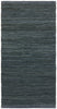 Rug Solid Leather Rug Dark Grey, 65 X 135 Cm