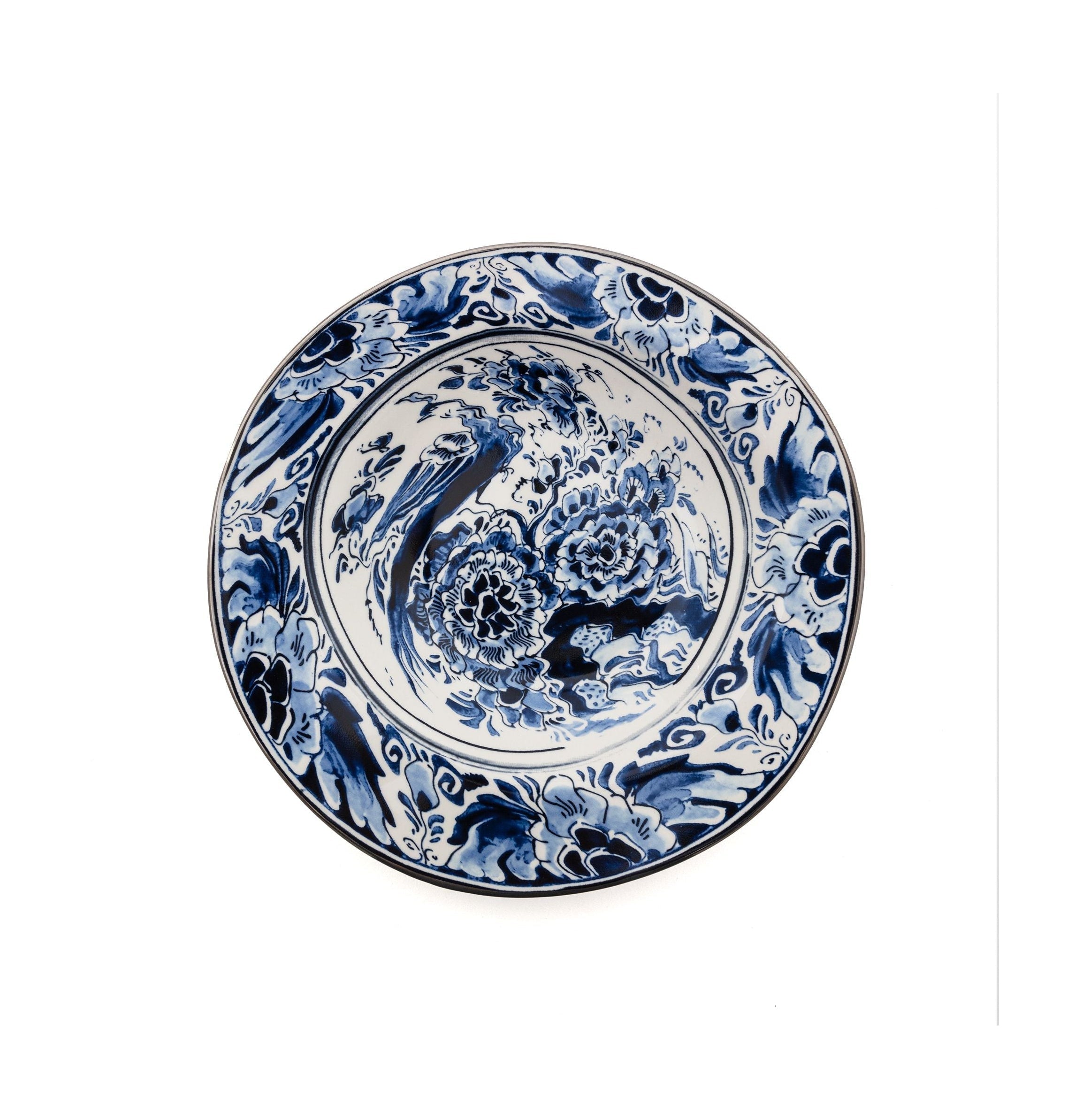 [product_category]-Seletti Classics On Acid Soup Plate, Flower Bird-Seletti-8008215112220-11222-SEL-1