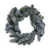 Sirius Anton Wreath ø45cm, Green/Snow