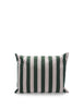 Skagerak Barriere Pillow 50x40 Cm, Light Apricot/Dark Green Stripe