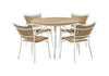 Skargaarden Kerteminde Ø110cm Garden furniture set, 1 tables incl. 4 chairs