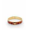 Skultuna Gtg X Skultuna Enamel Bracelet Small ø14,5 Cm, Red/Yellow