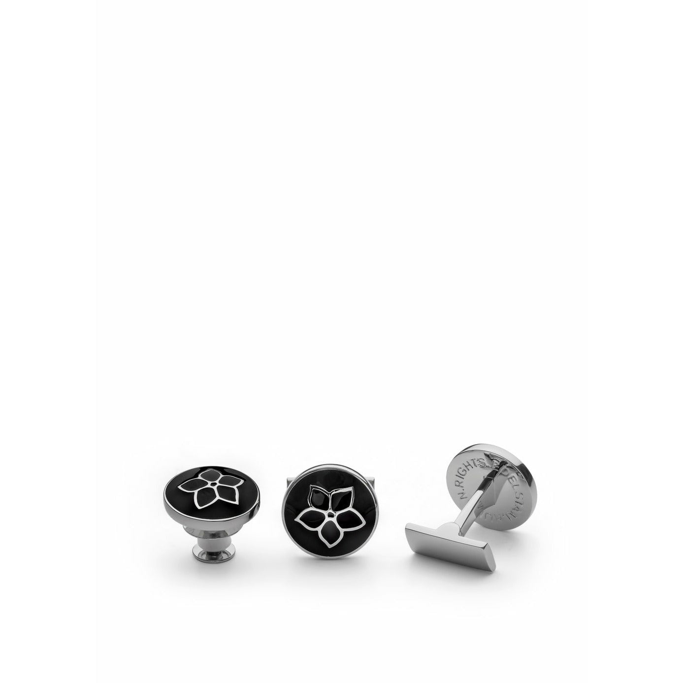 [product_category]-Skultuna Harald Edelstam Cufflink, ø1,7 Cm-Skultuna-7340037814212-998-BL-SKU-1