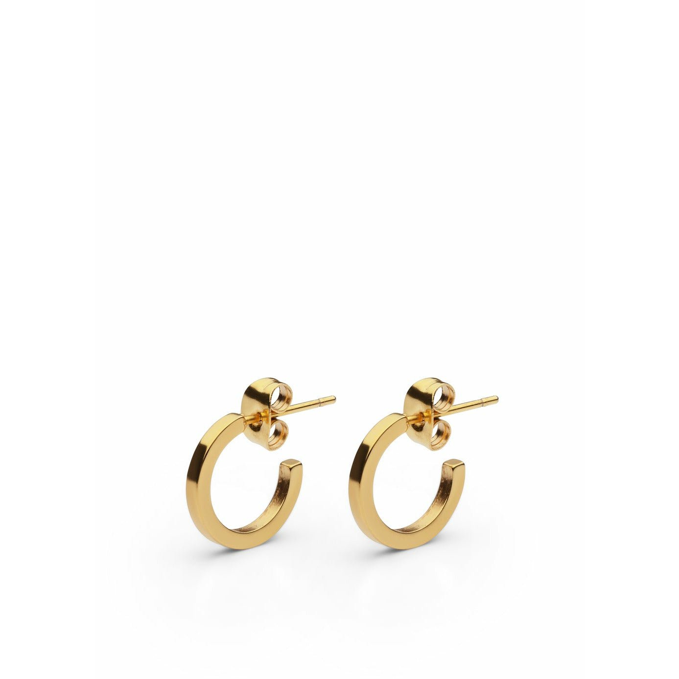 [product_category]-Skultuna Sb Earrings 316 L Steel Gold Plated, ø1,3 Cm-Skultuna-7340037820893-1916-M-SKU-1