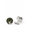 Skultuna The Hunter Cufflink The Deer Silver Plated Brass, ø1,7 Cm