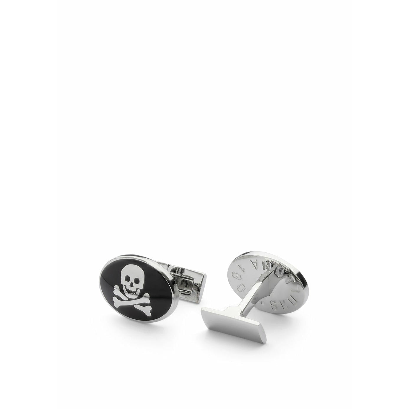 [product_category]-Skultuna The Ivy Cufflink Skull And Bones, ø1,9 Cm-Skultuna-7340037806262-1051-SILVER-SKU-1