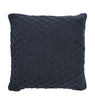 Södahl Scallop Cushion Cover 45x45 cm, Indigo