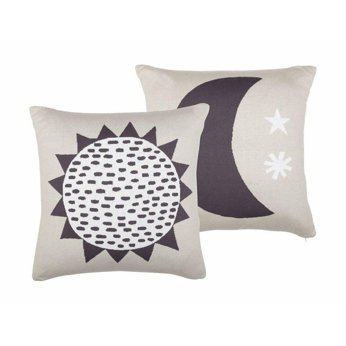 Södahl Sun & Moon Cushion, czarny