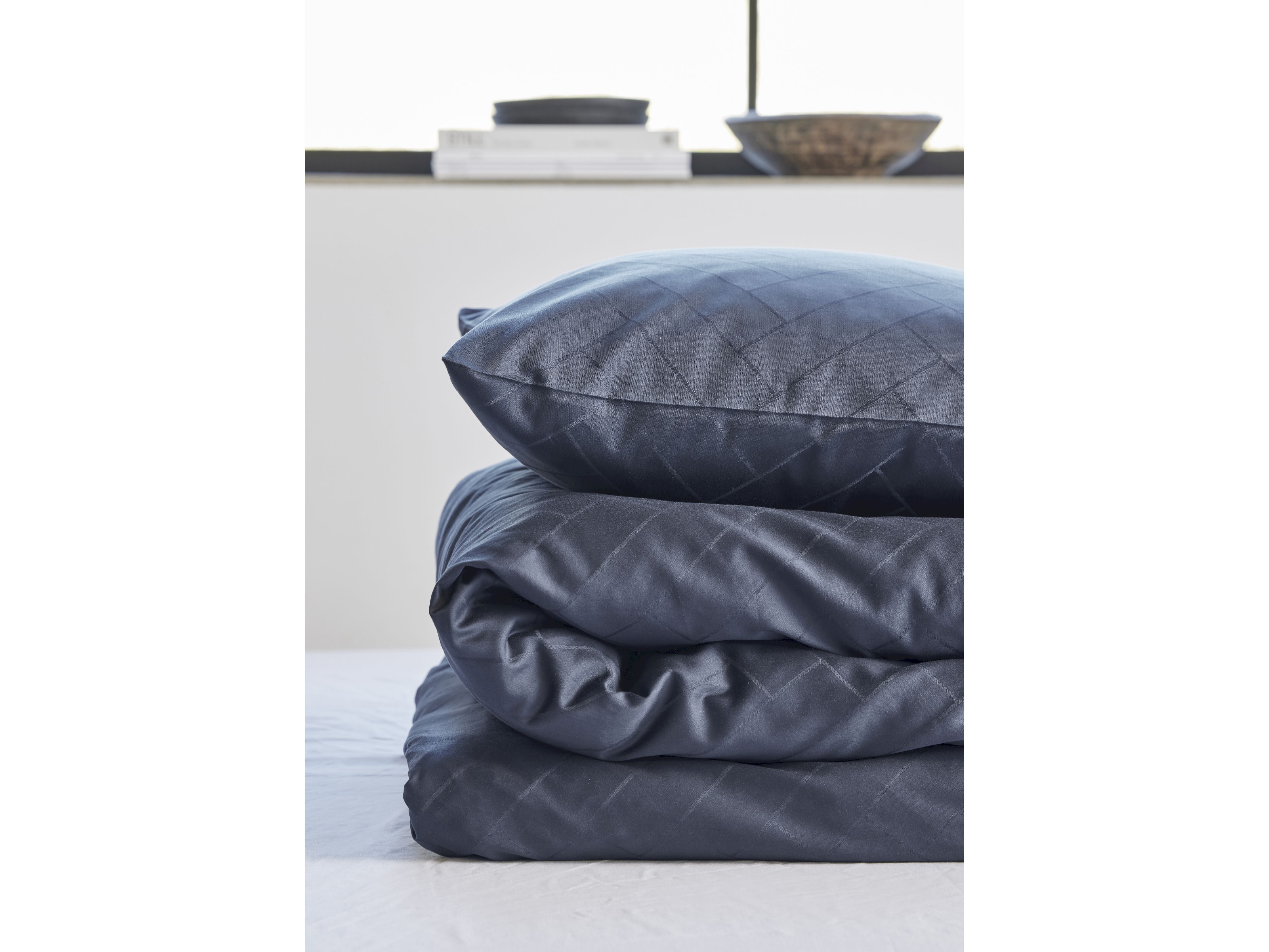 [product_category]-Södahl Tiles Bed Linen 140x200 Cm, Ink Blue-Södahl-5722000272038-27203-SOD-4