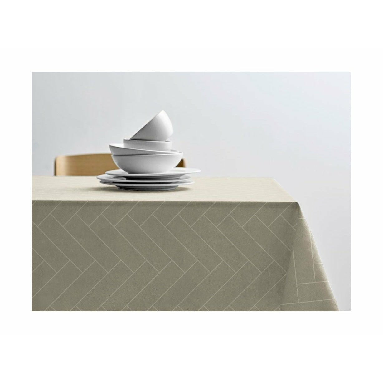 [product_category]-Södahl Tiles Damask Tablecloth 220x140 Cm, Eucalyptus-Södahl-5722000247746-24774-SOD-1