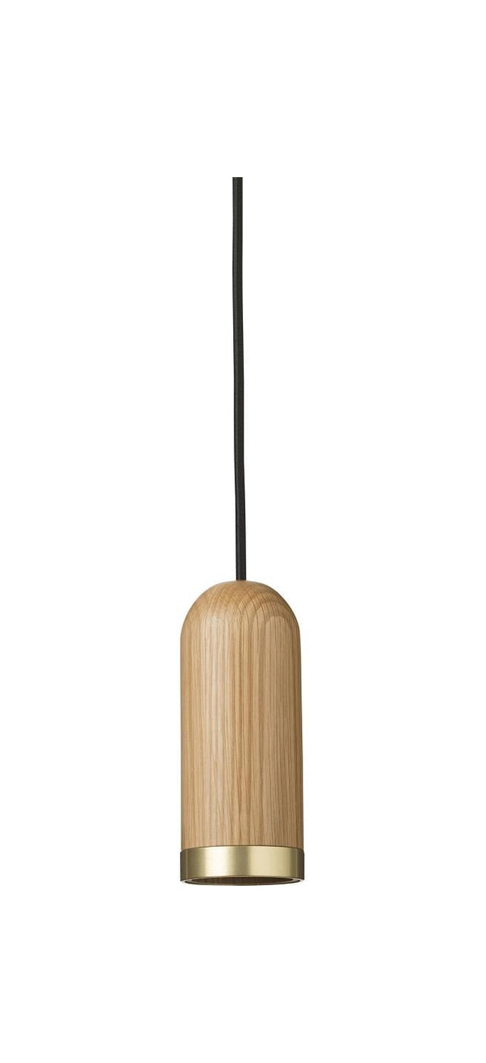 Spring Copenhagen Cylinder Pendant Lamp, Oak