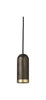  Cylinder Pendant Lamp Stained Oak