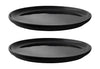 Stelton Theo Plate ø 22 Cm, Black