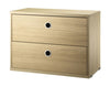 String Furniture String System Drawer Element Oak, 30x58x42 Cm