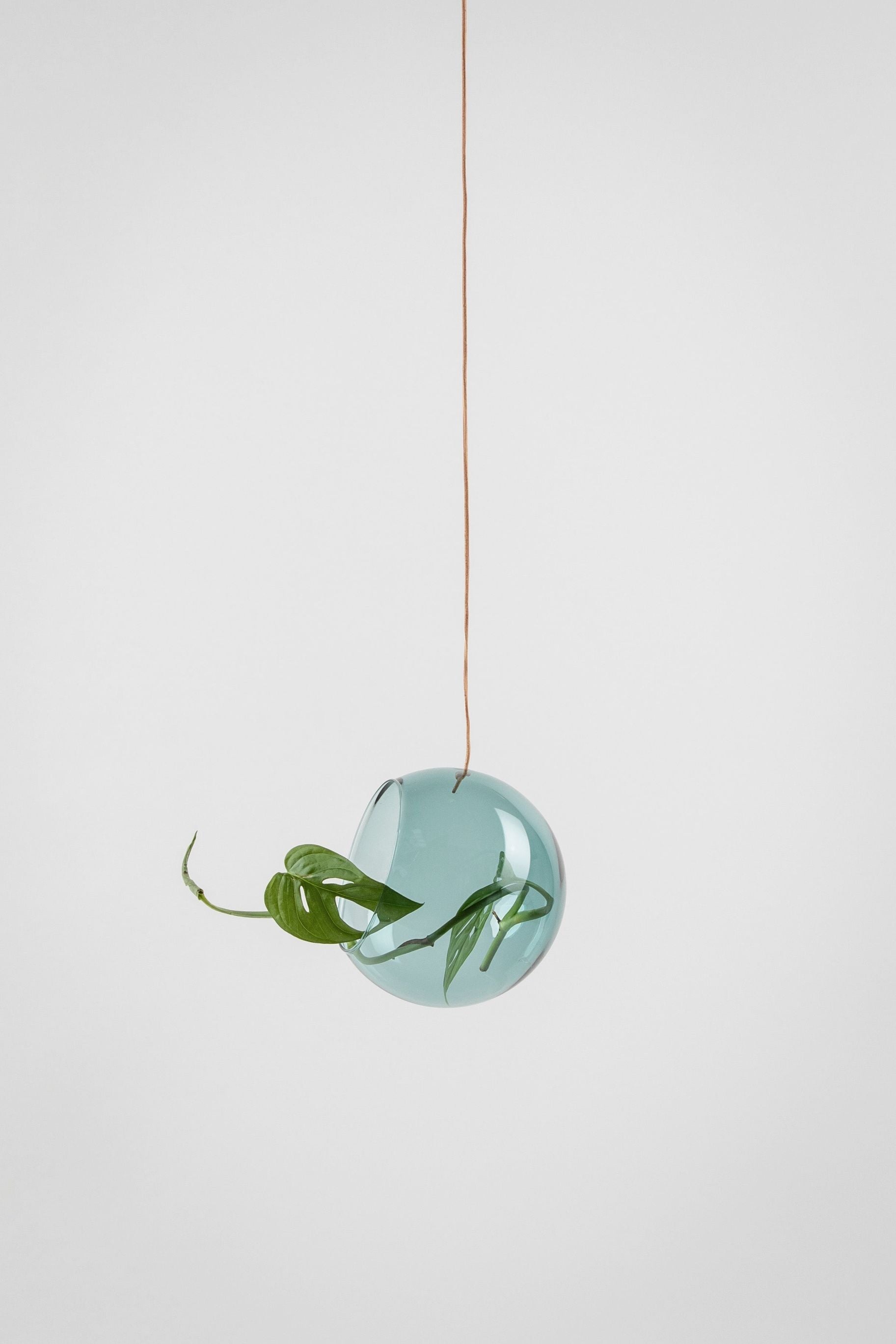 [product_category]-Studio About Hanging Plant Bubble Vase Medium, Cyan-Studio About-5714356003008-11080C-STU-5