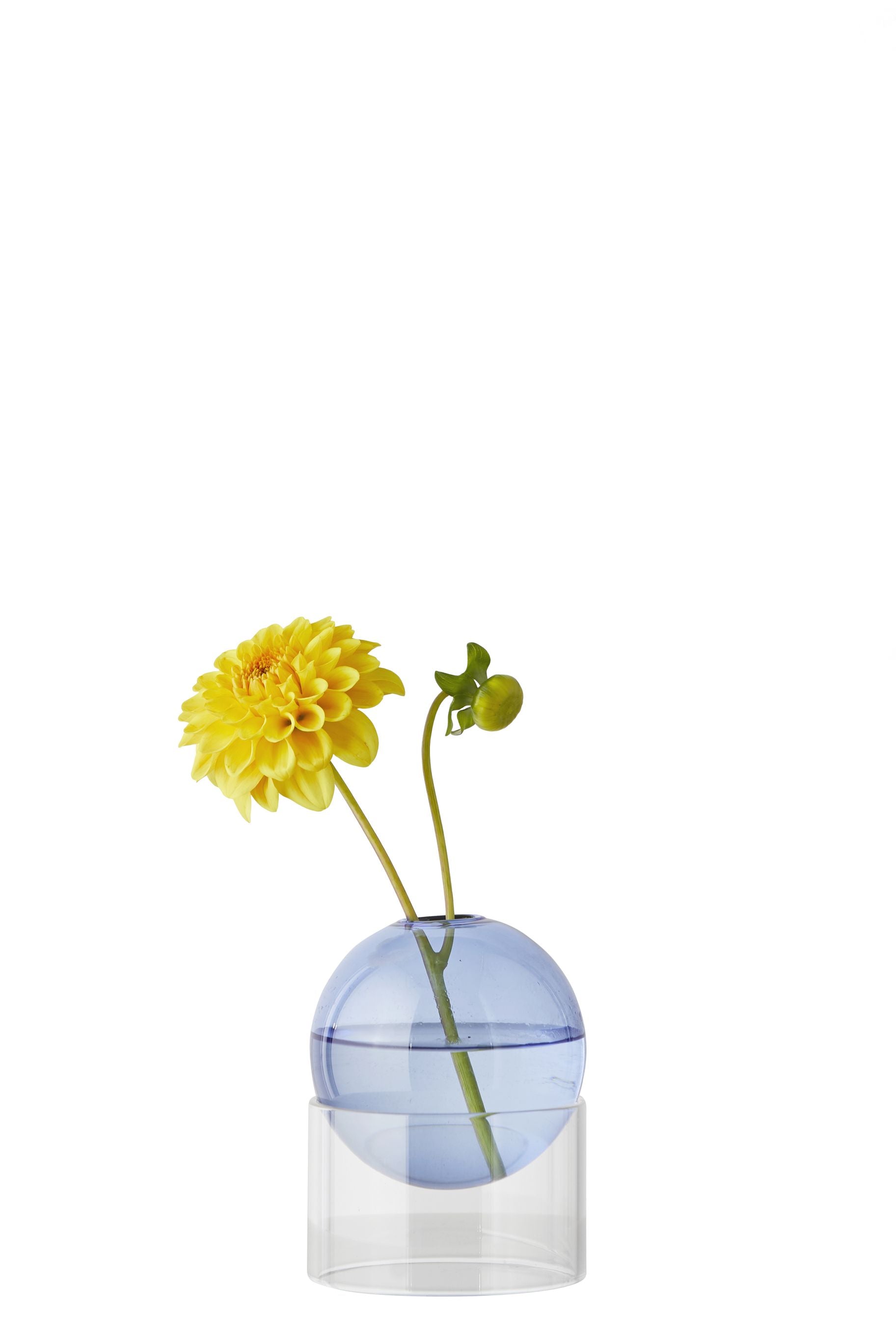 [product_category]-Studio About Standing Flower Bubble Vase 10 Cm, Blue-Studio About-5714356008010-802050B-STU-1