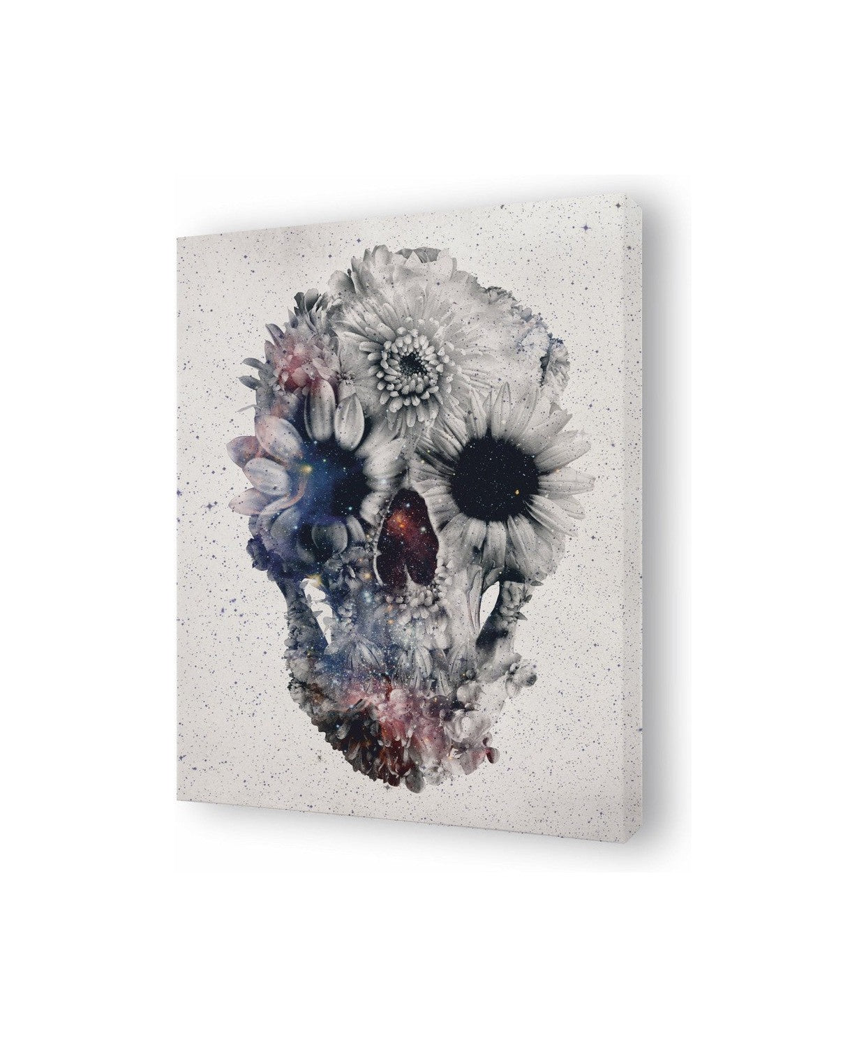 Tableau Floral Skull 3 Par Ali Gulec