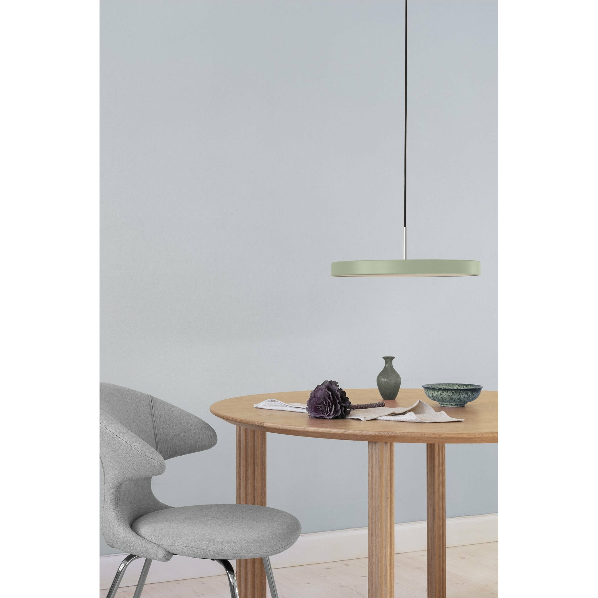 Umage Asteria Led Pendant, Steel/Nuance Olive