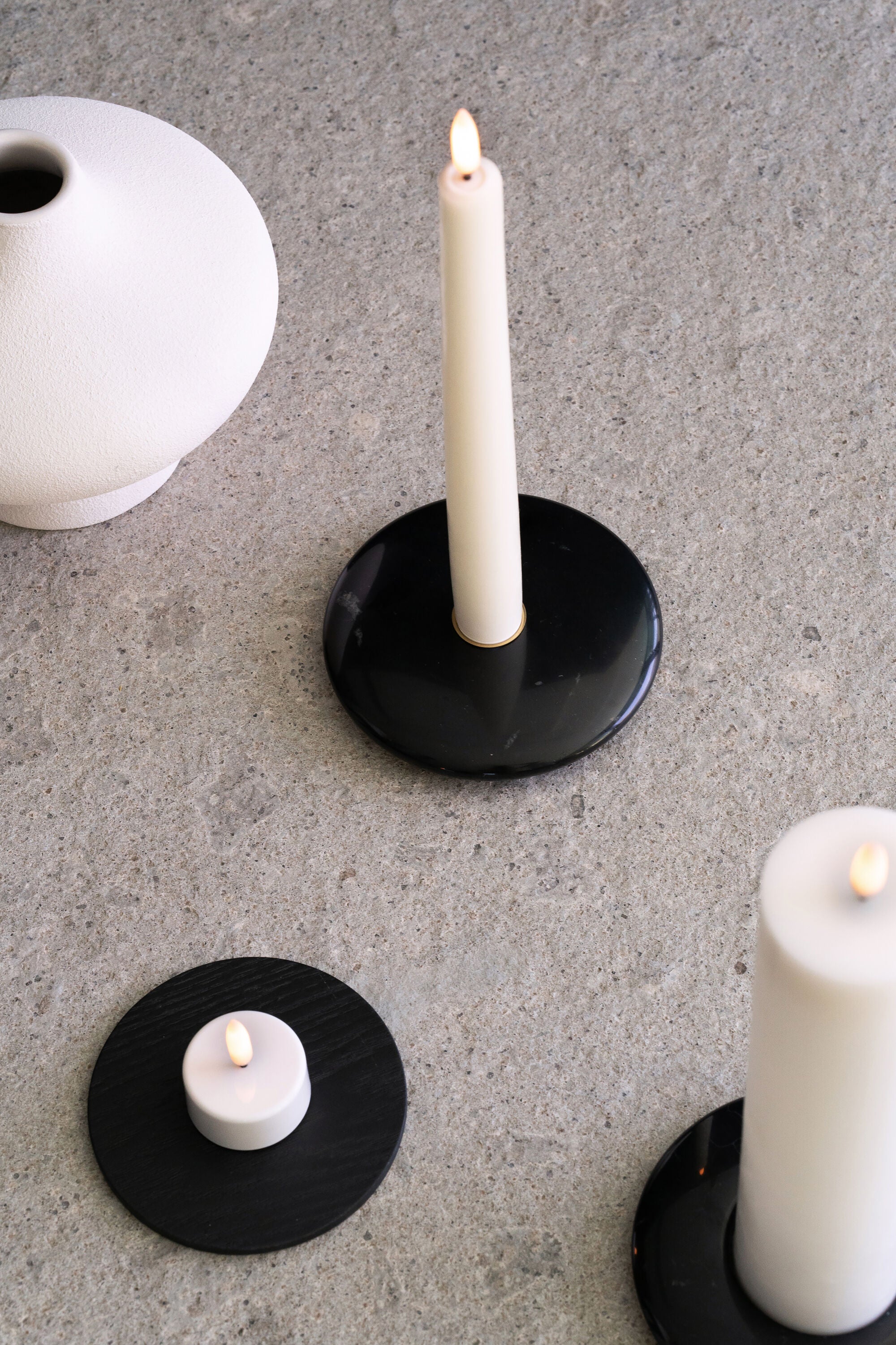 [product_category]-Uyuni Lighting Chamber Candle Holder ø 11,6 Cm, Black-Uyuni Lighting-5708311303210-UL-30321-UYU-12