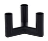 Uyuni Lighting Matrix Candle Holder 3'arm Mini Taper Ø 7,5 cm, Matt Black