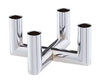 Uyuni Lighting Matrix Candle Holder 4'arm Mini Taper Ø 7,5 cm, Chrome