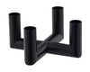 Uyuni Lighting Matrix Candle Holder 4'arm Mini Taper Ø 7,5 cm, Matt Black