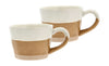 Villa Collection Evig Mug Of 2, Amber/Cream