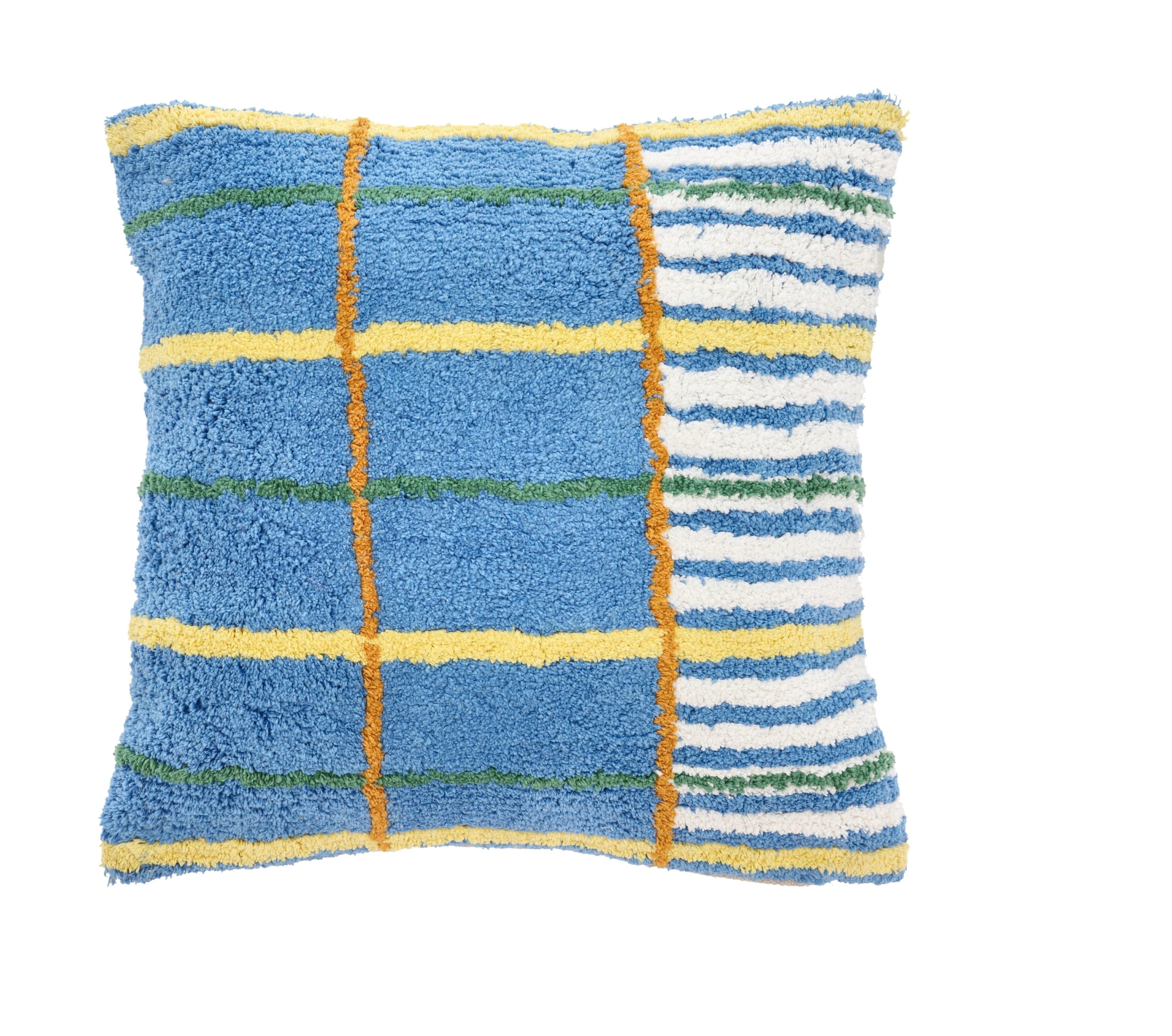 [product_category]-Villa Collection Styles Cushion, Blue/Yellow/Offwhite/Green-Villa Collection-5722000292166-29216-VIL-1