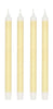 Style kolekcji willi Stick Candle Zestaw 4 Øx H 2,2x29, żółty