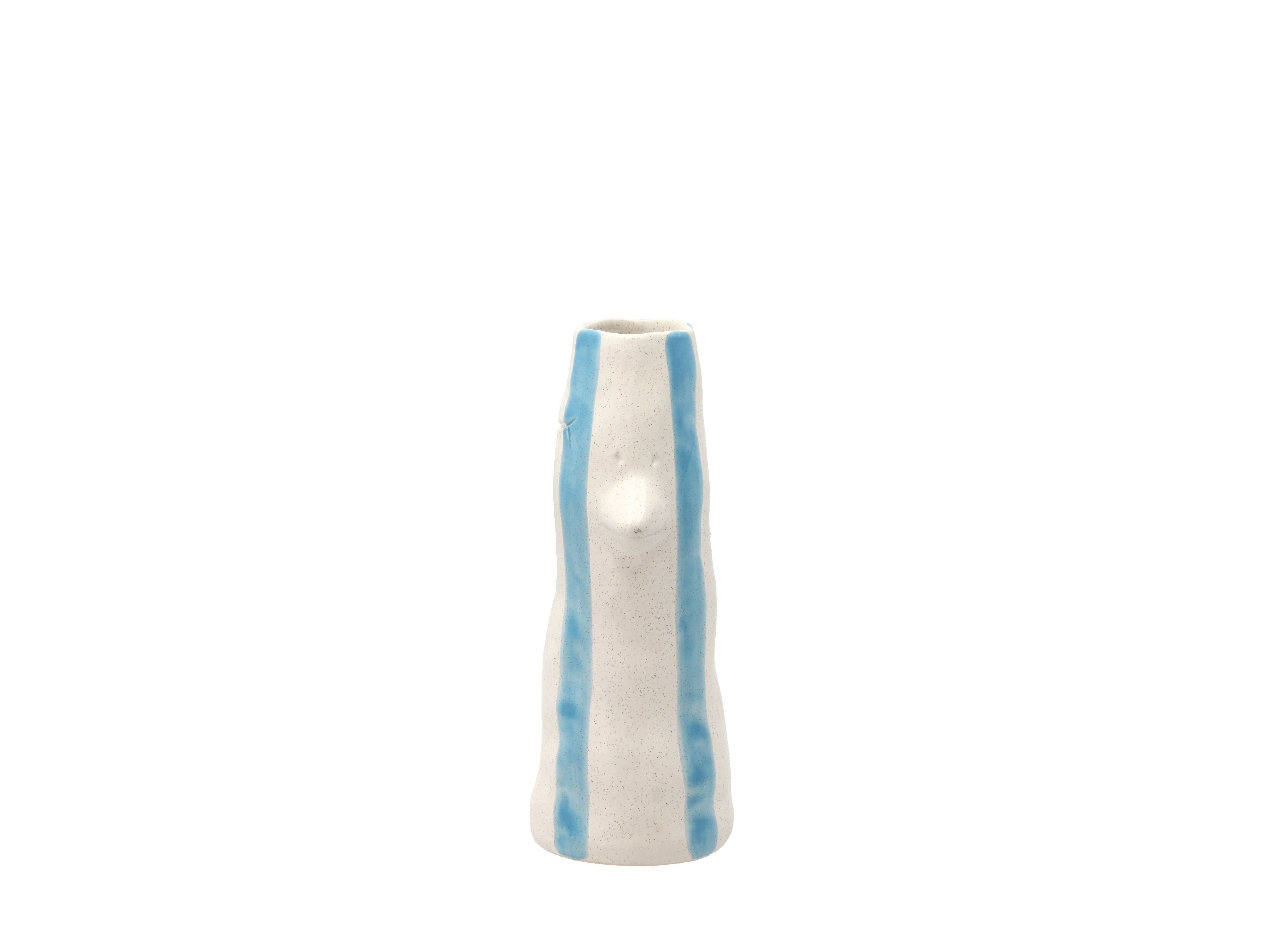 [product_category]-Villa Collection Styles Vase With Beak And Eyelashes Small, Blue-Villa Collection-5722000292432-29243-VIL-2