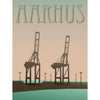  Aarhus Harbour Poster 50 X70 Cm