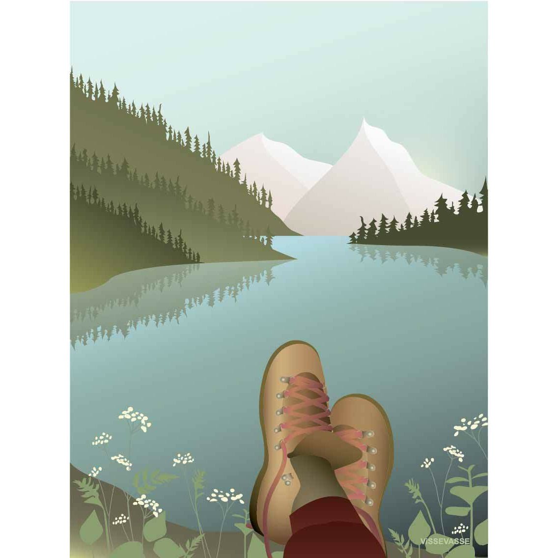 Vissevasse After Hiking Poster, 30 X40 Cm