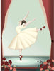 Plakat Vissevasse Ballerina, 15 x 21 cm