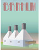 Vissevasse Bornholm Smokehouse Plakat, 15 x21 cm