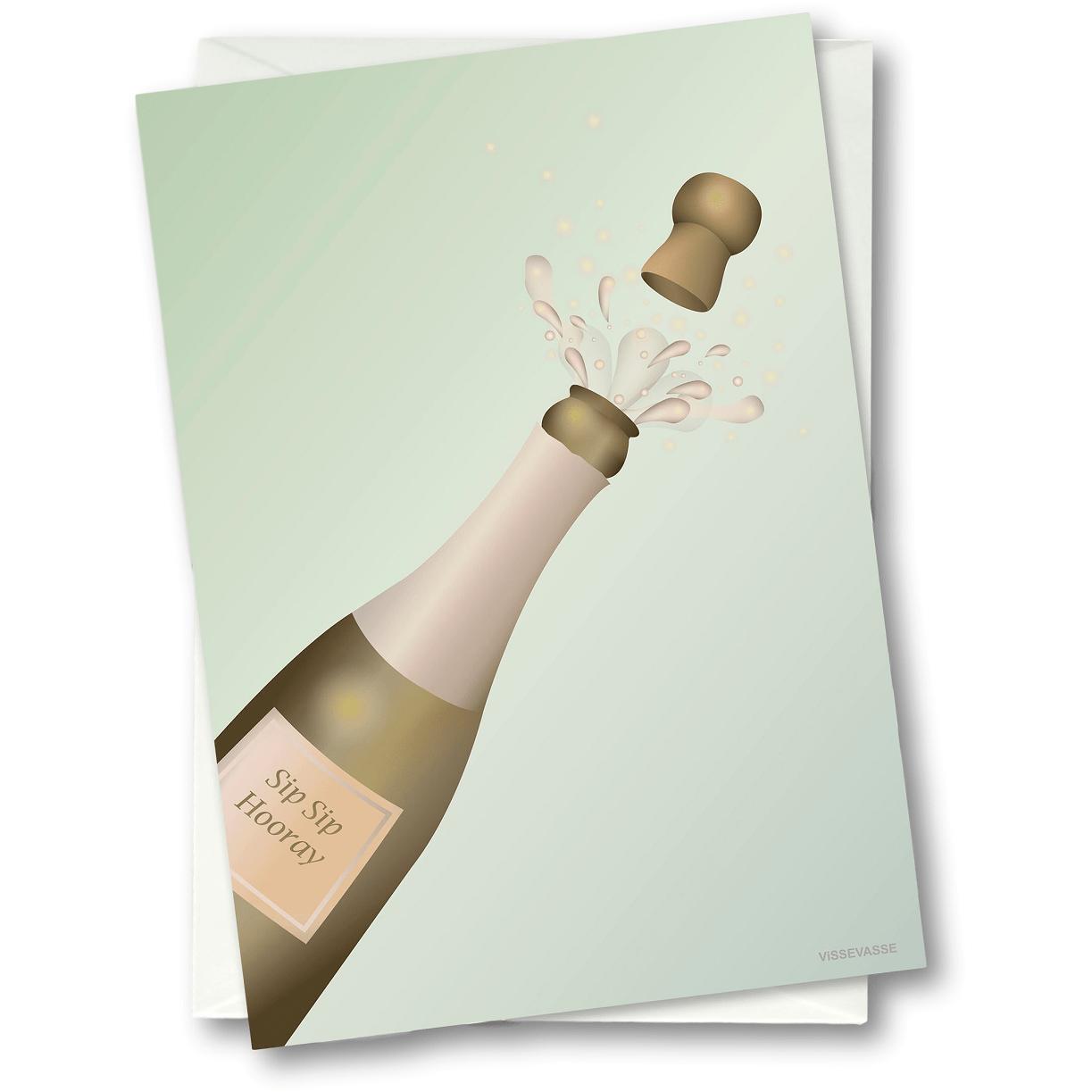 Vissevasse Cheers Greeting Card, 15 x21 cm