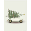 Vissevasse Choinka i Little Car Plakat, 30 x 40 cm