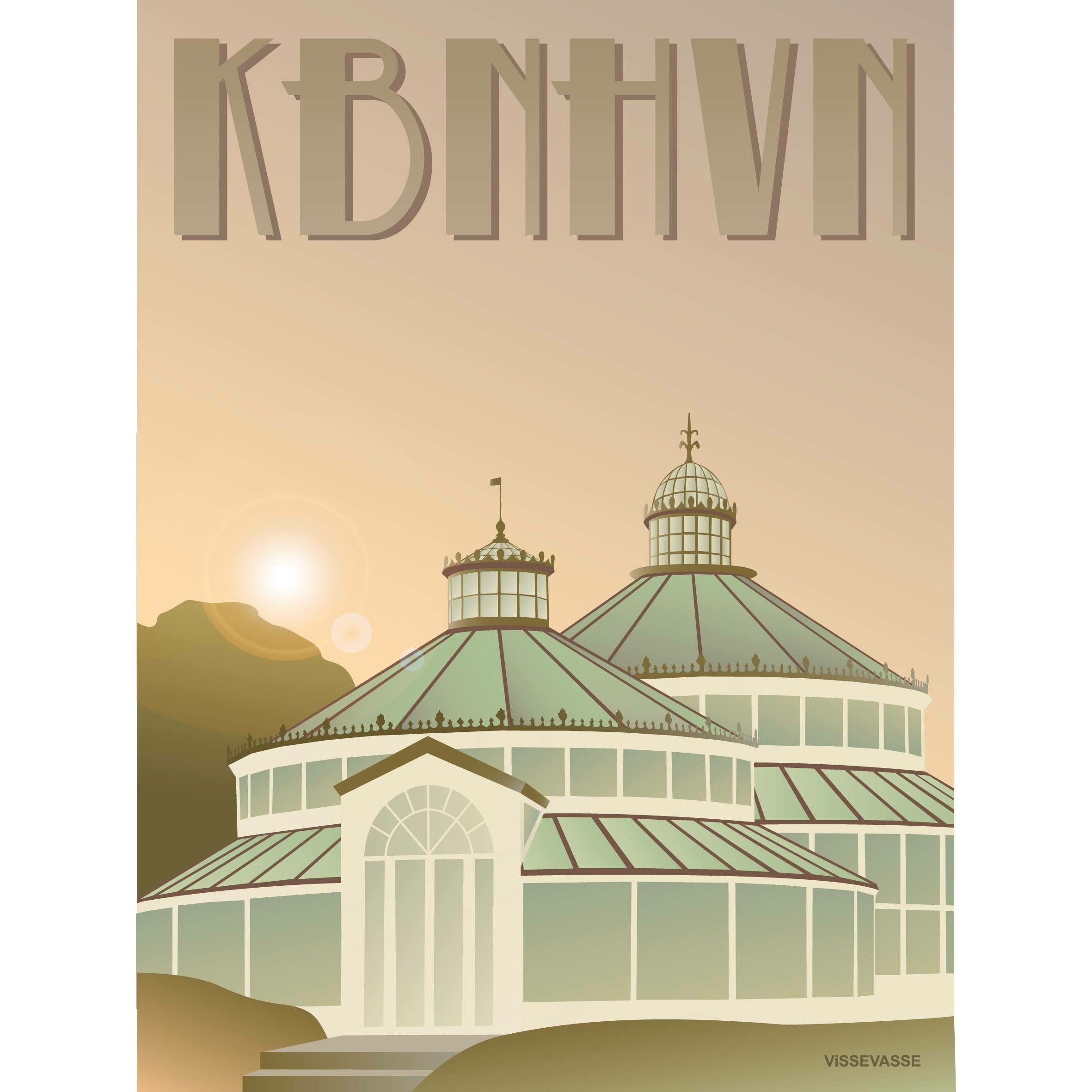 Vissevasse Kopenhagen Botanical Garden Plakat, 30 x 40 cm