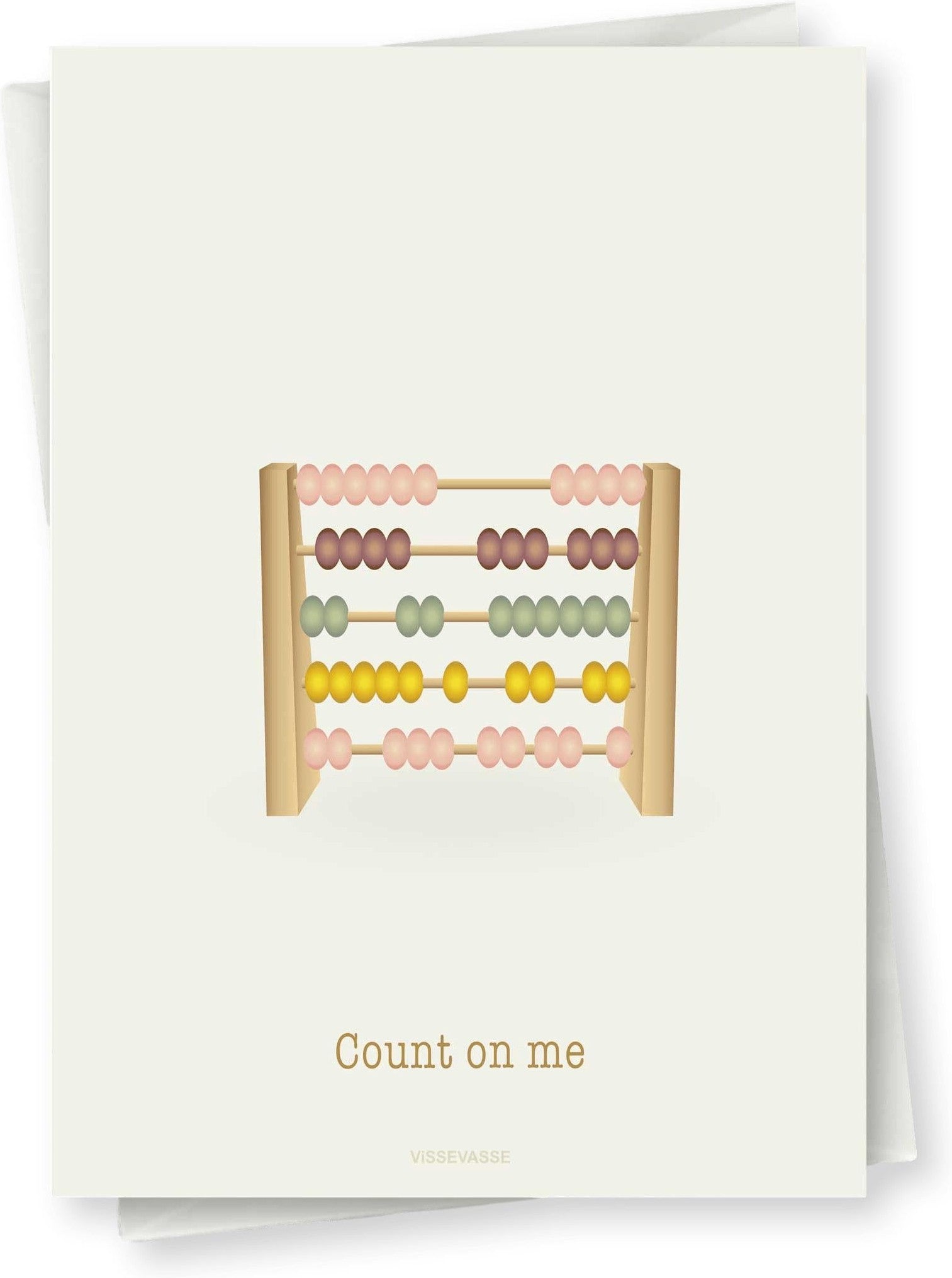 Vissevasse Count on Me Greeting Card, 10,5 x 15 cm