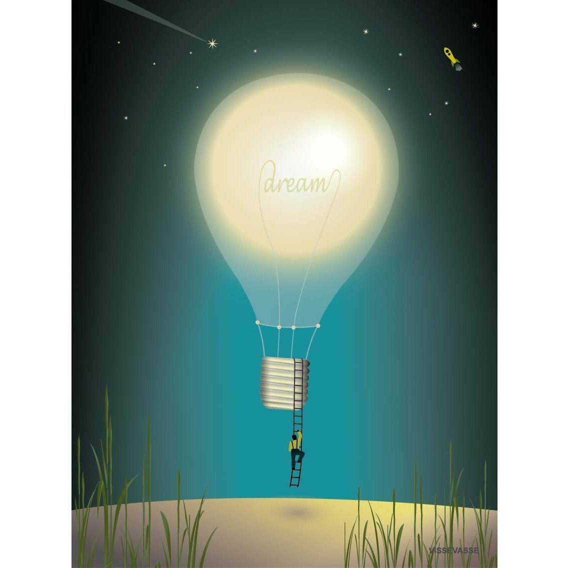 Vissevasse Dreaming Plakat, 50 x 70 cm