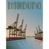  Hamburg Cranes Plakat 30 x 40 cm