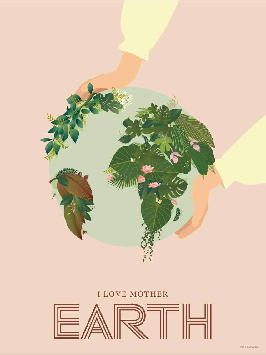 Vissevasse Kocham plakat Mother Earth