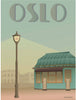  Oslo Newsstand Poster 15 X21 Cm