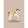  Rocking Horse Poster 50 X70 Cm Pink