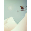  Skiing Poster 50 X70 Cm